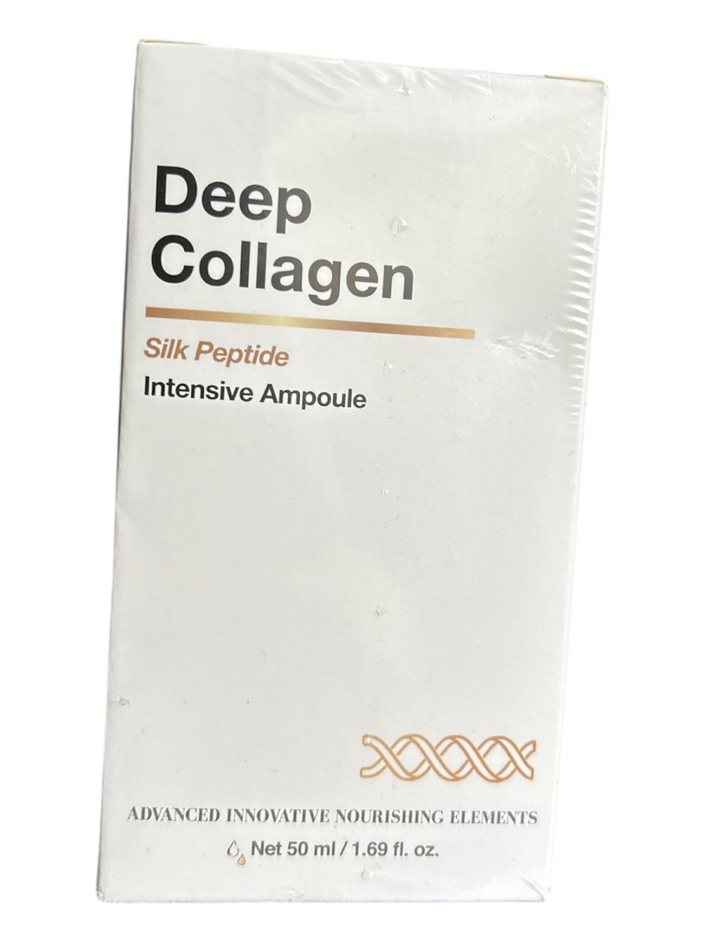 Deep Collagen Silk Peptide Intensive Ampoule - White & Gold